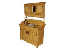 Country Rustic Dry Sink Cabinet Combo will be a great addition to your country rustic or primitive decor.